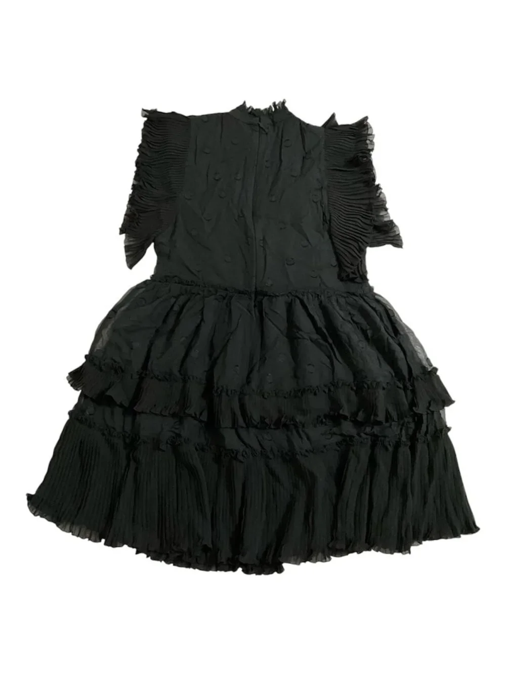 Kate Spade Silk Bakery Dot Devore Black Dress Women’s 2 NWT $498 MSRP - Picture 6 of 9